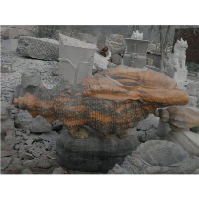 海螺石雕，广场海螺雕塑