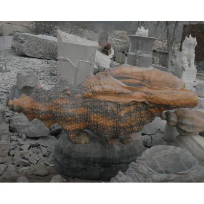 海螺石雕，仿真海螺石雕