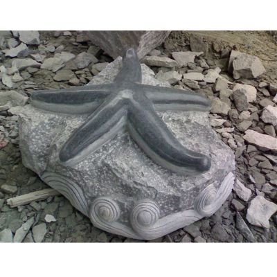 海星石雕，大理石海星雕塑