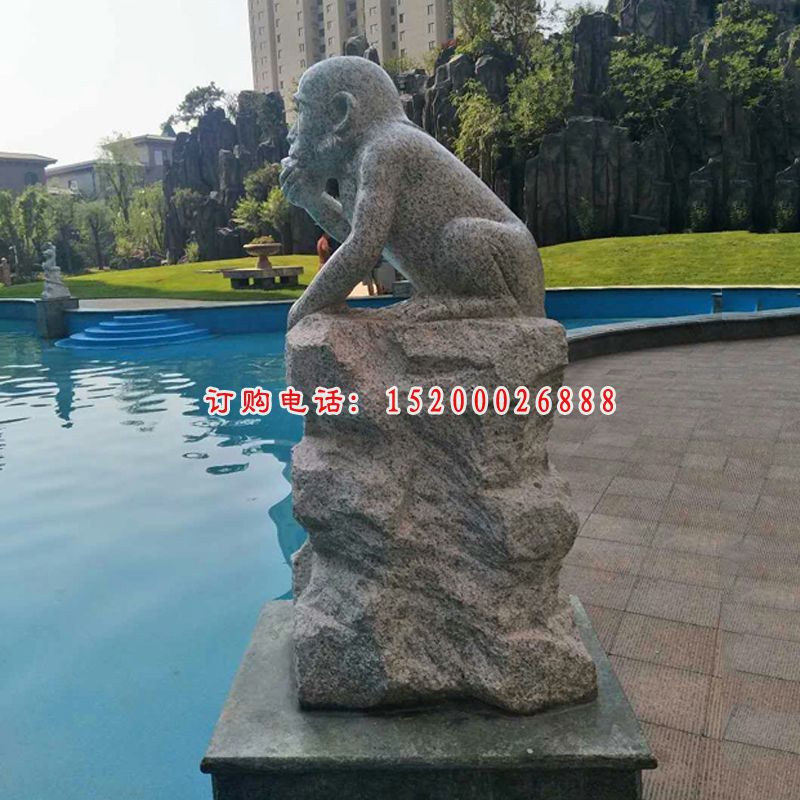 十二生肖石雕 大理石小区动物石雕 (3)