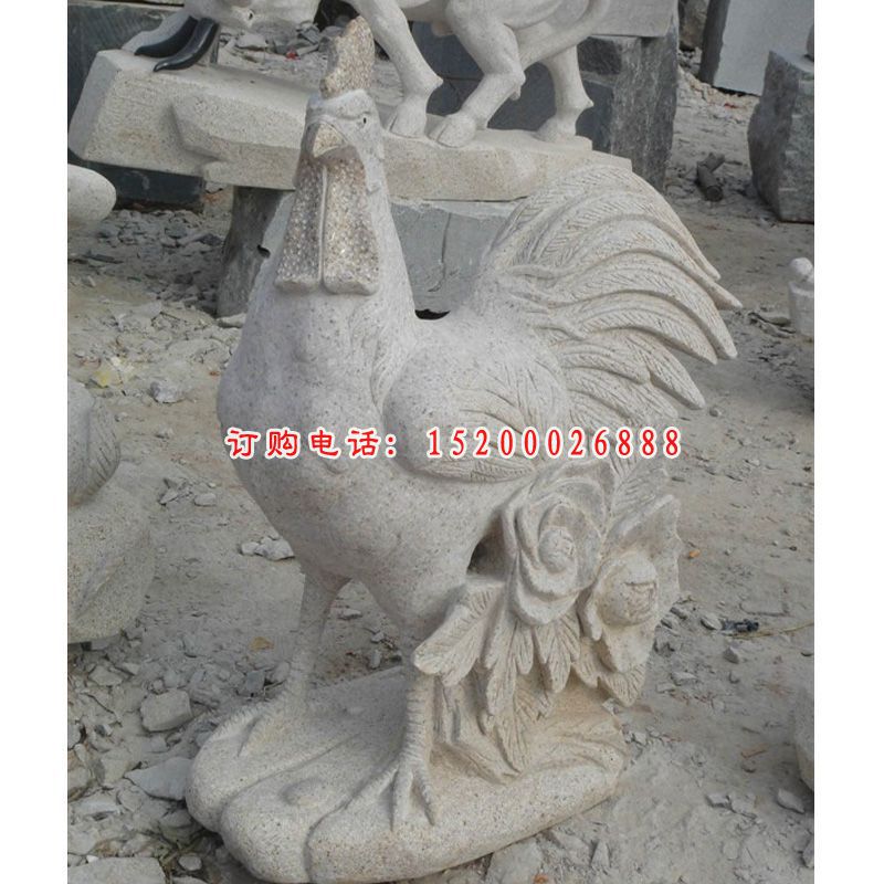十二生肖石雕，公园动物石雕 (19)