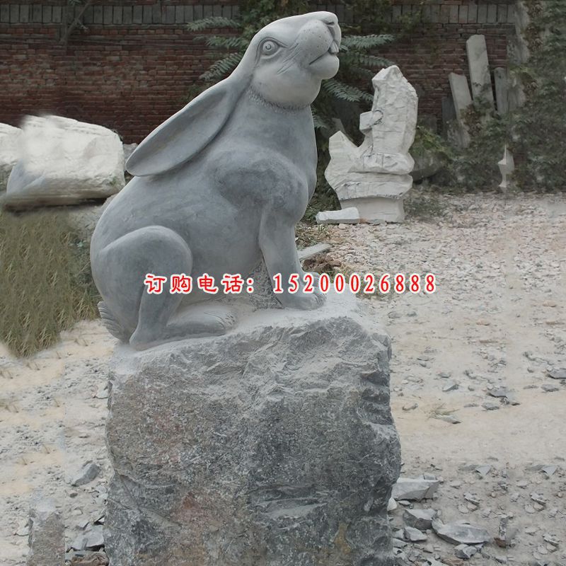 十二生肖石雕，青石十二生肖雕塑 (5)