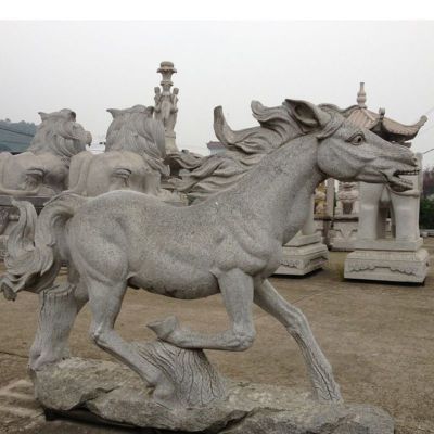马石雕大理石动物雕塑
