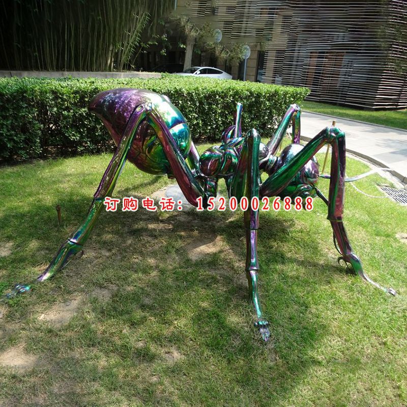 不锈钢蜘蛛雕塑