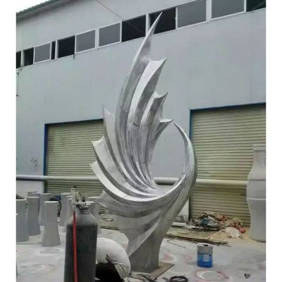 不锈钢抽象凤凰雕塑