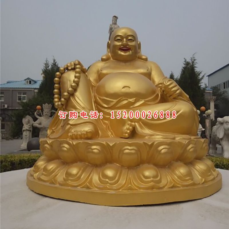 铜雕弥勒佛，大型弥勒佛雕塑