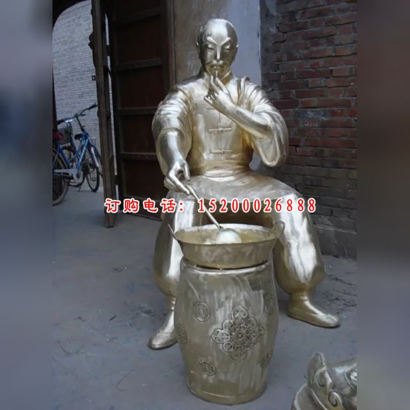 清朝制药人物铜雕人物铜雕 (2)