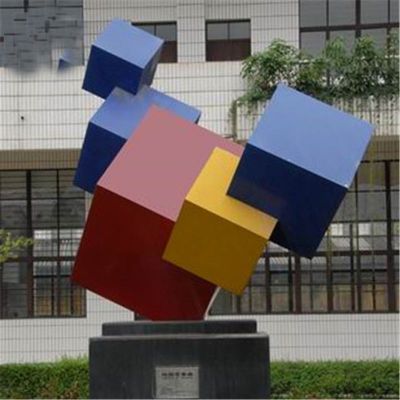 彩色不锈钢拼接方块