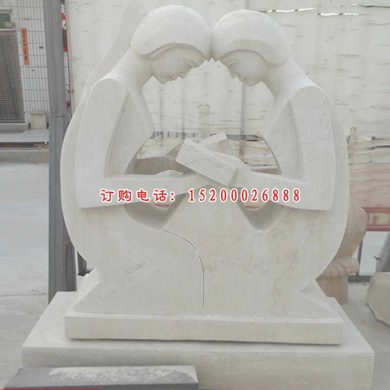 大理石情侣   广场人物摆件