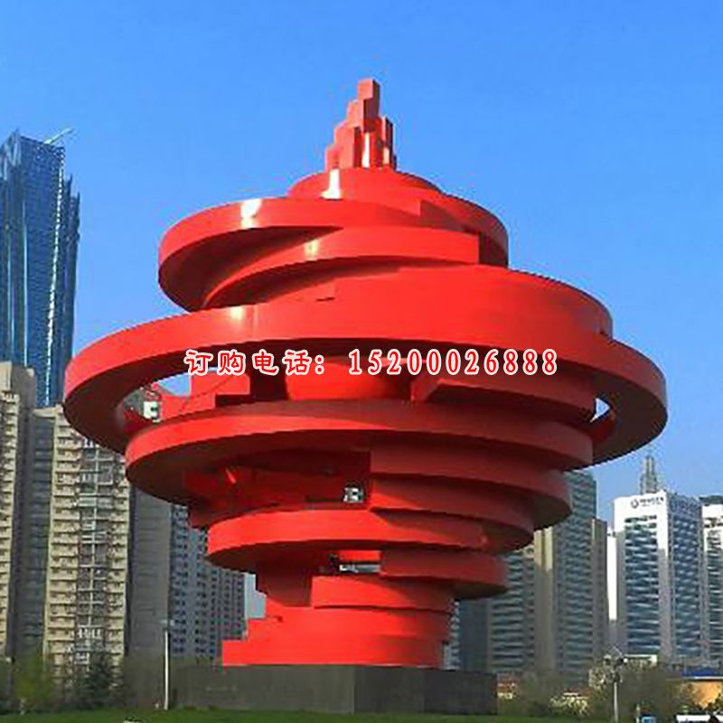 不锈钢五月风   广场景观雕塑