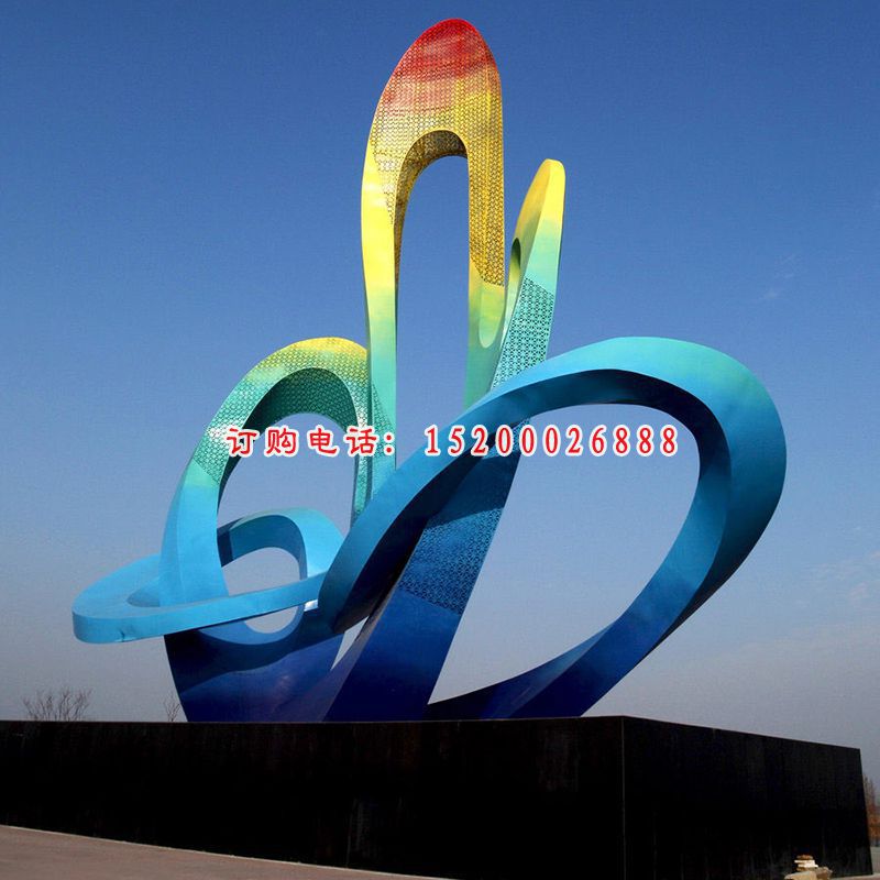 大型不锈钢雕塑，广场不锈钢雕塑 (1)