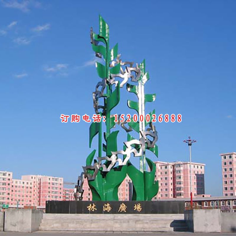 适合广场摆放不锈钢景观雕塑