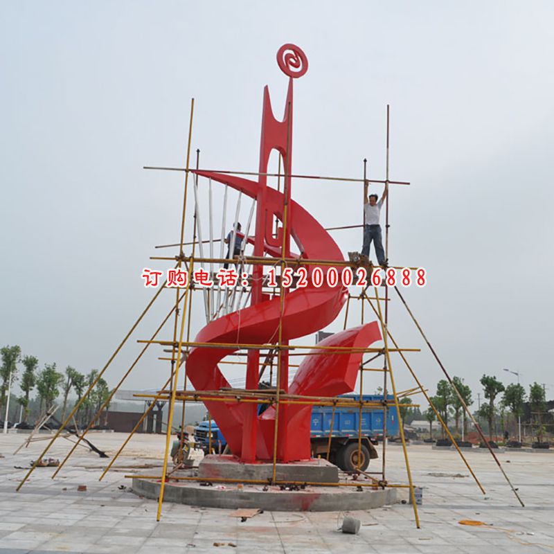 广场不锈钢雕塑，公园不锈钢雕塑