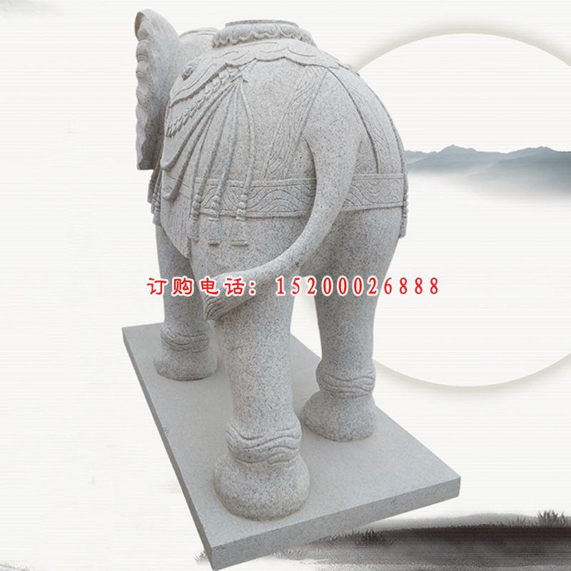 石雕大象6
