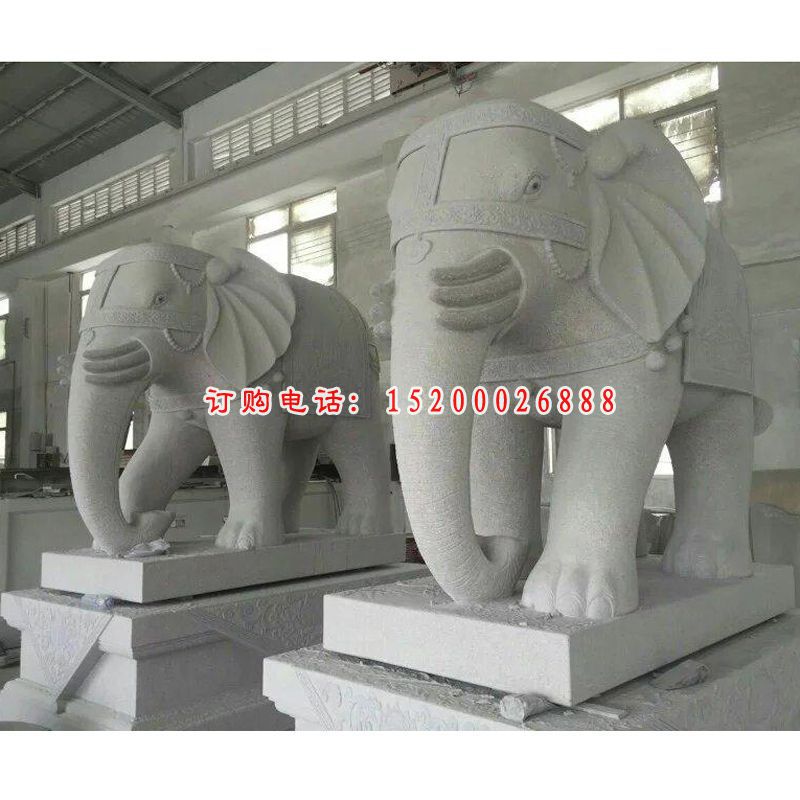 石头大象，石雕象石头象雕塑