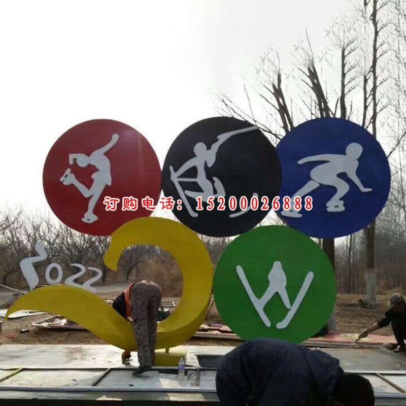 不锈钢广场雕塑，运动广场摆放雕塑