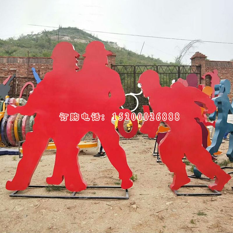 不锈钢运动人物   广场人物雕塑