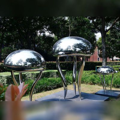 不锈钢水母雕塑  公园不锈钢雕塑