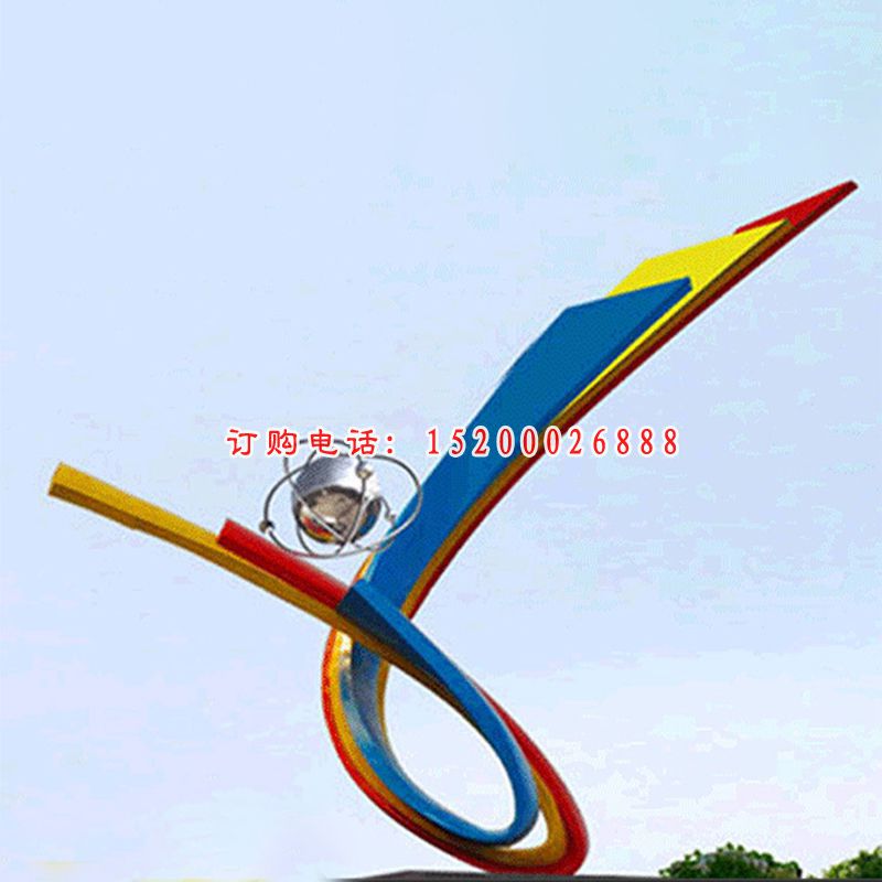 不锈钢飞鸽   公园景观雕塑 (2)