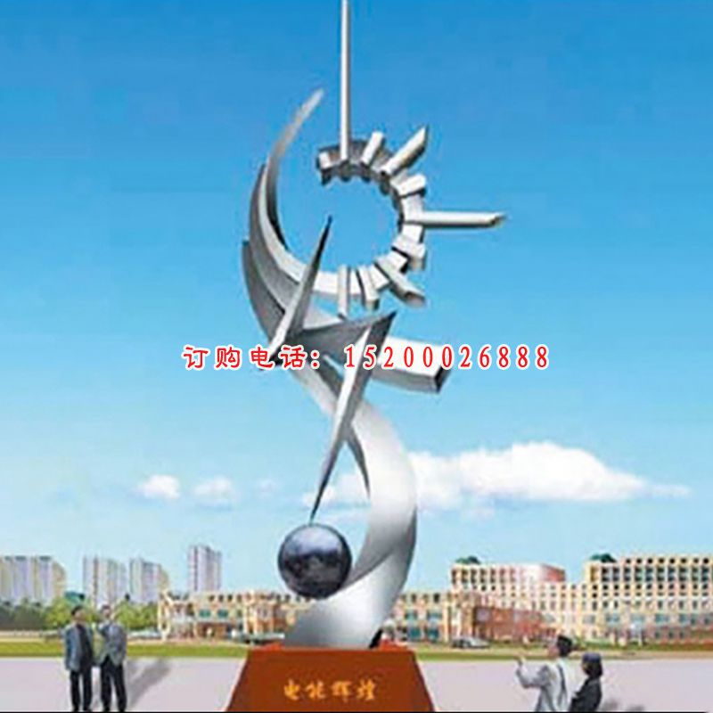 不锈钢崛起  广场景观雕塑