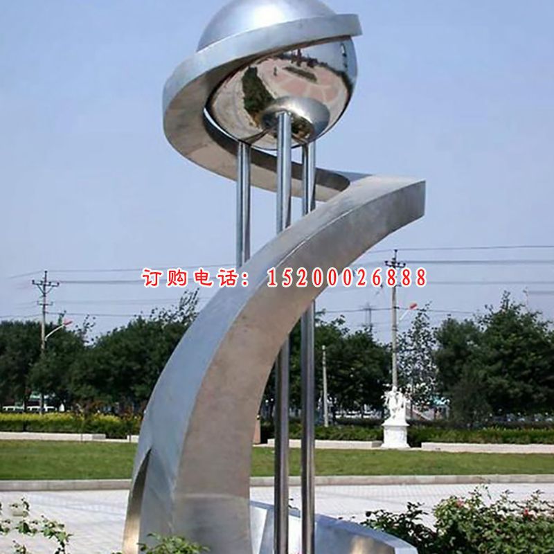 不锈钢升华科技    企业景观雕塑