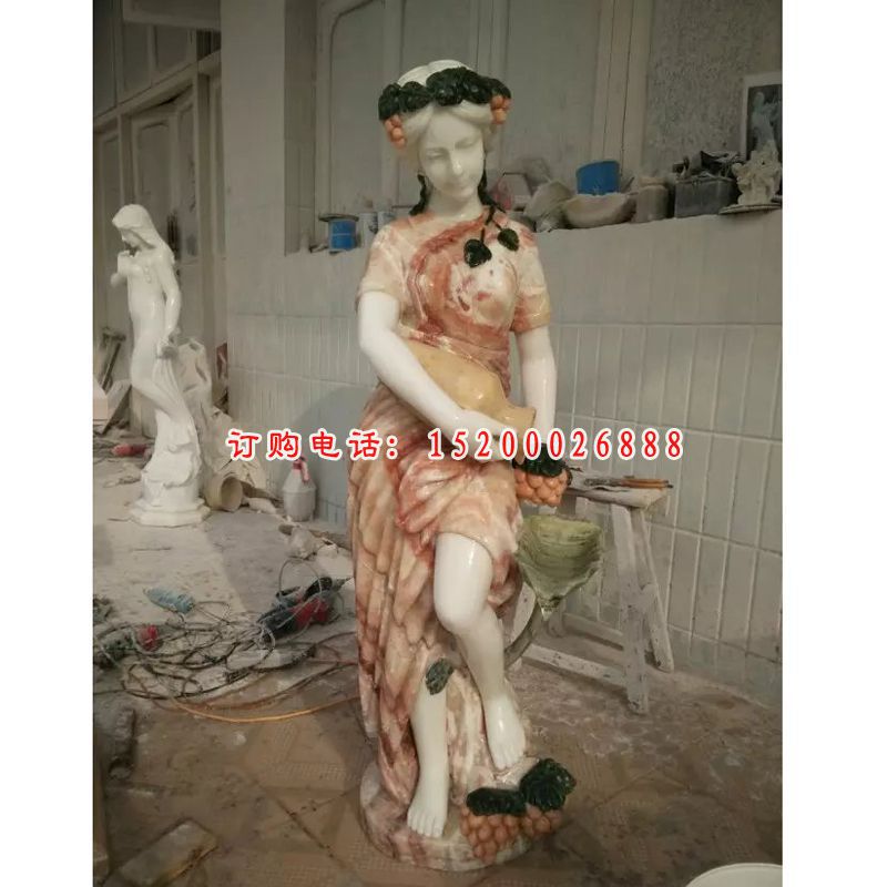 美女石雕，西方人物雕塑 (2)