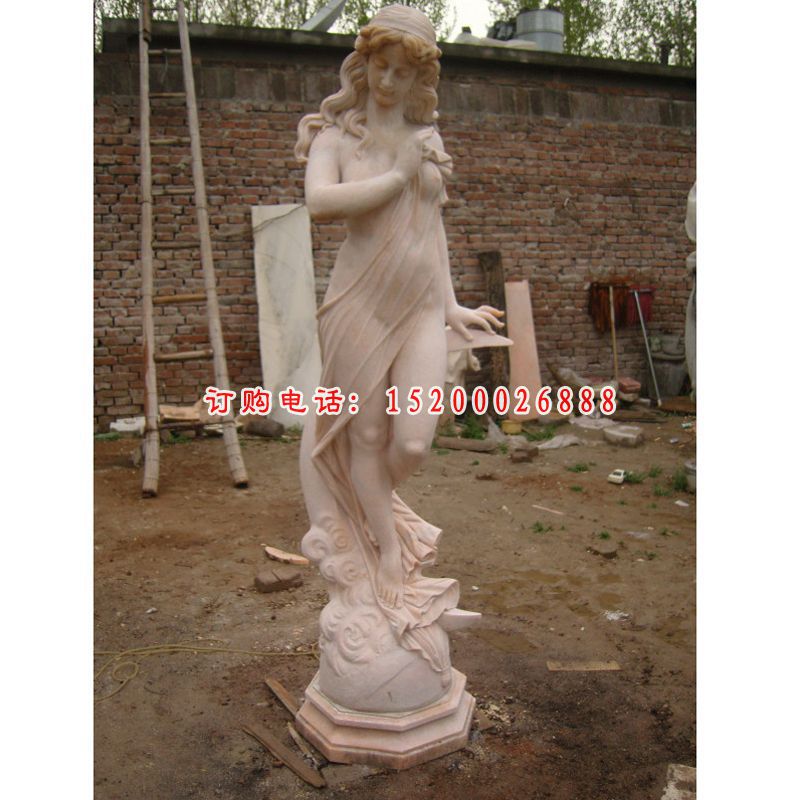 美女石雕，西方人物雕塑 (16)