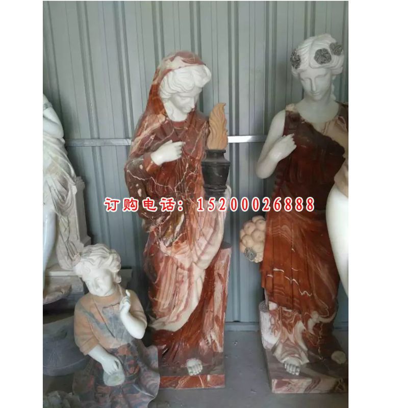 美女石雕，西方人物雕塑 (20)