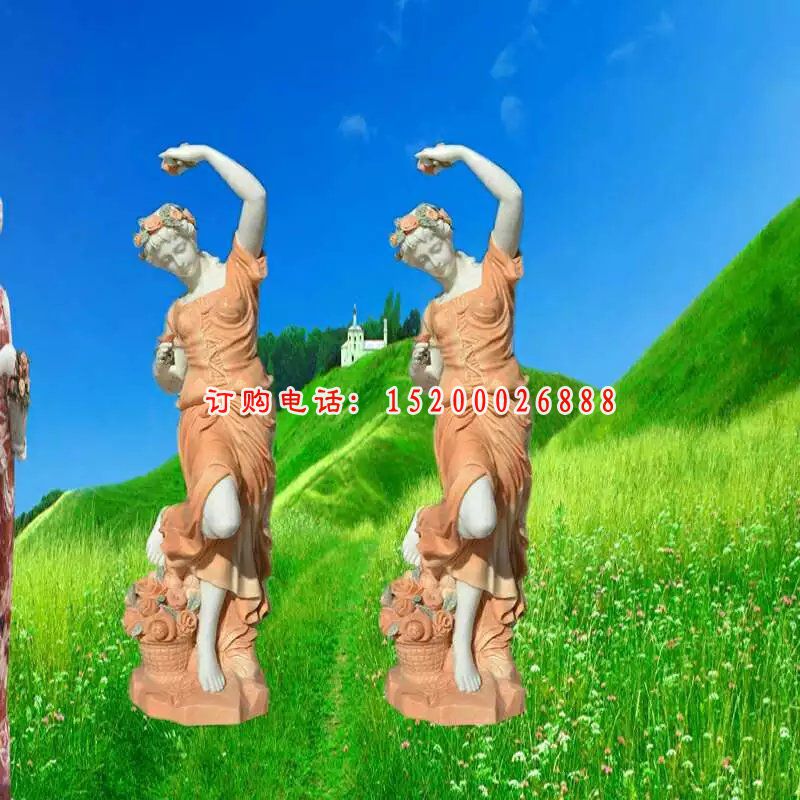 美女石雕，西方人物雕塑