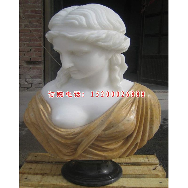 美女胸像雕塑，西方人物石雕 (1)