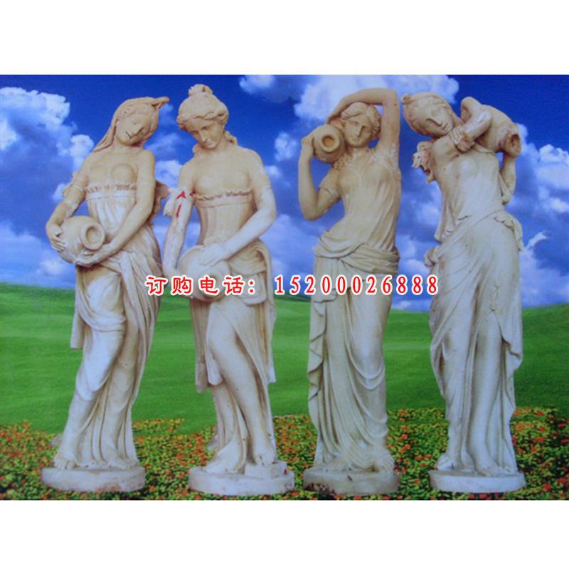 美女石雕，西方人物石雕 (2)