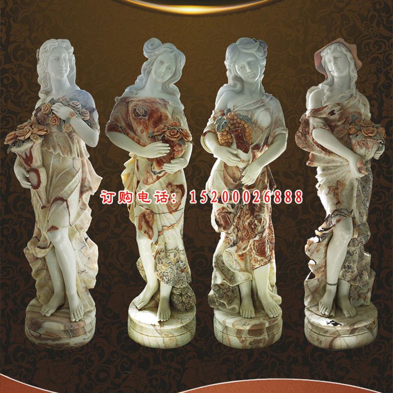 四季女神石雕，西方美女石雕 (2)