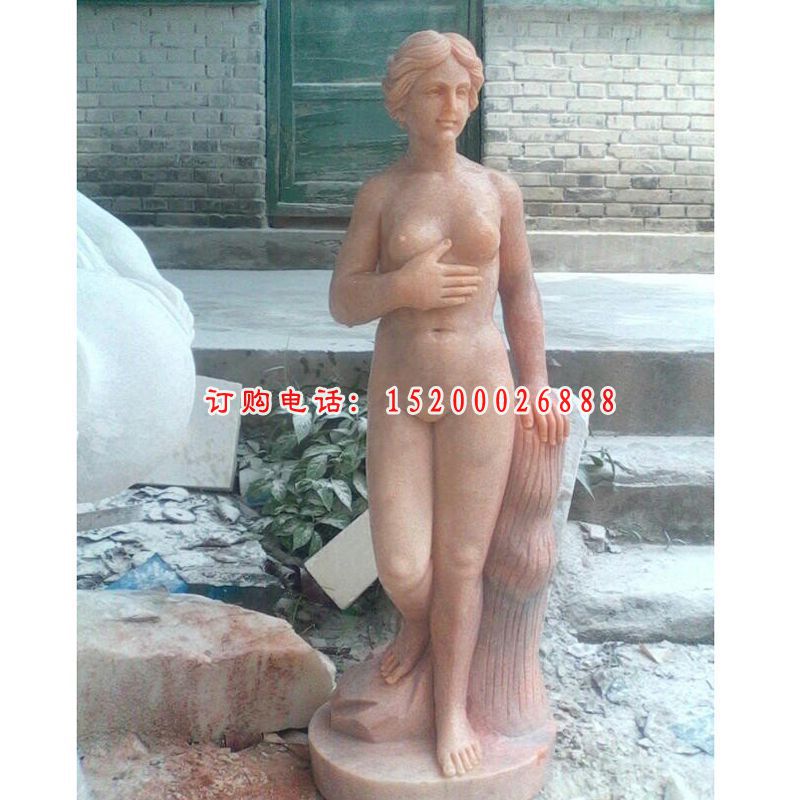 西方美女石雕，美女沐浴石雕 (3)