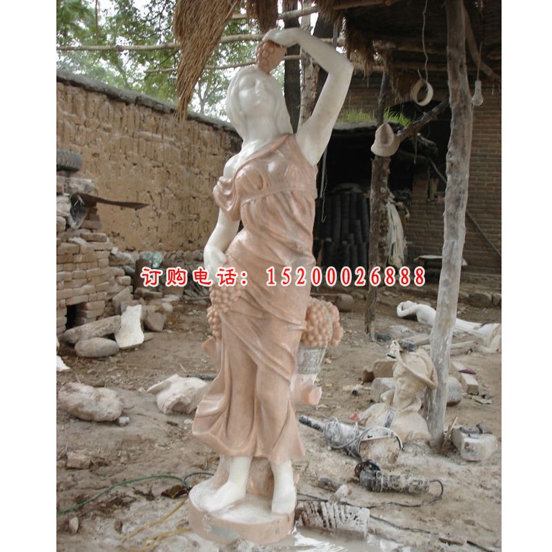 西方美女石雕，人物石雕 (2)