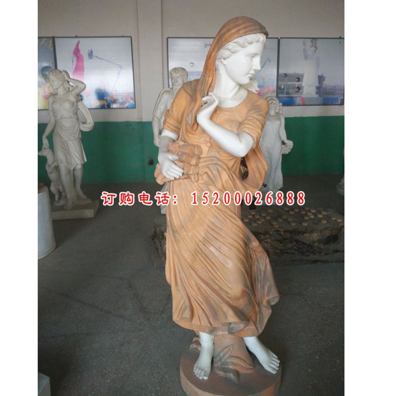 西方美女石雕