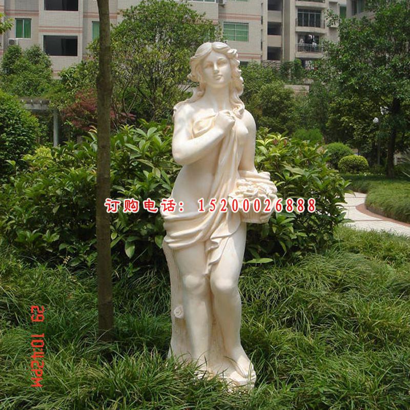 西方美女石雕 公园人物石雕 (1)