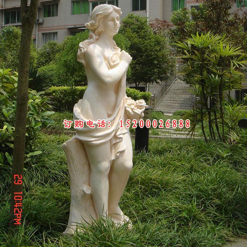 西方美女石雕 公园人物石雕 (2)
