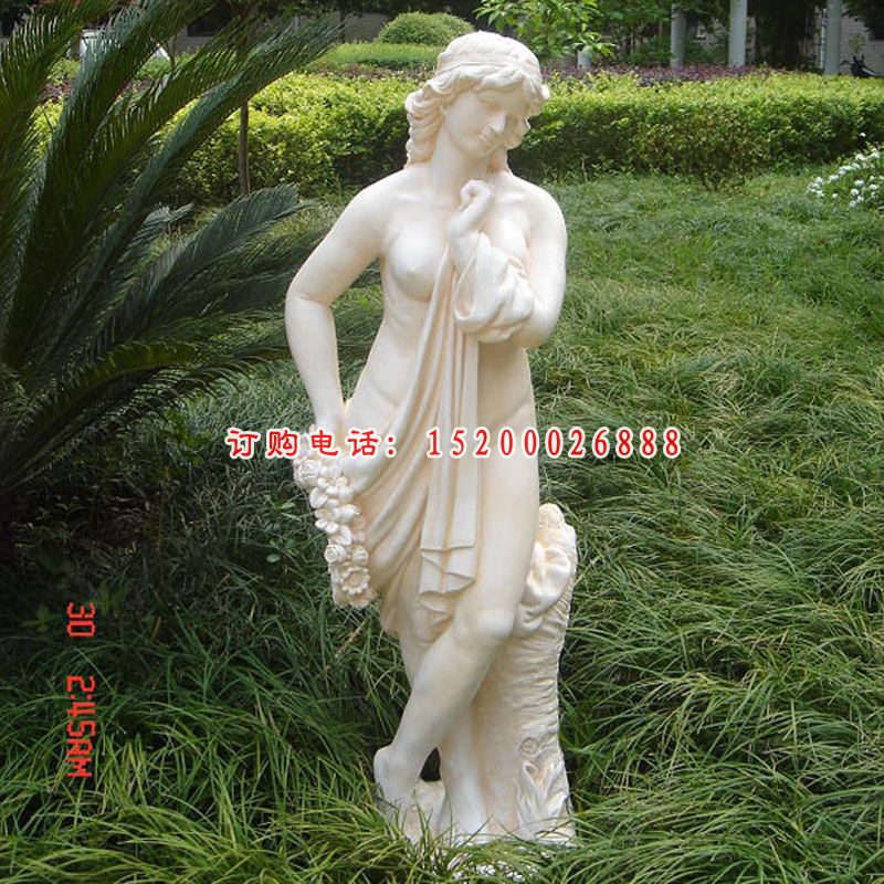 西方美女石雕 公园人物石雕 (4)