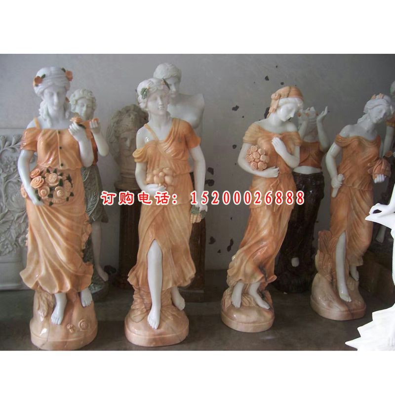 西方人物雕塑，广场人物石雕 (1)