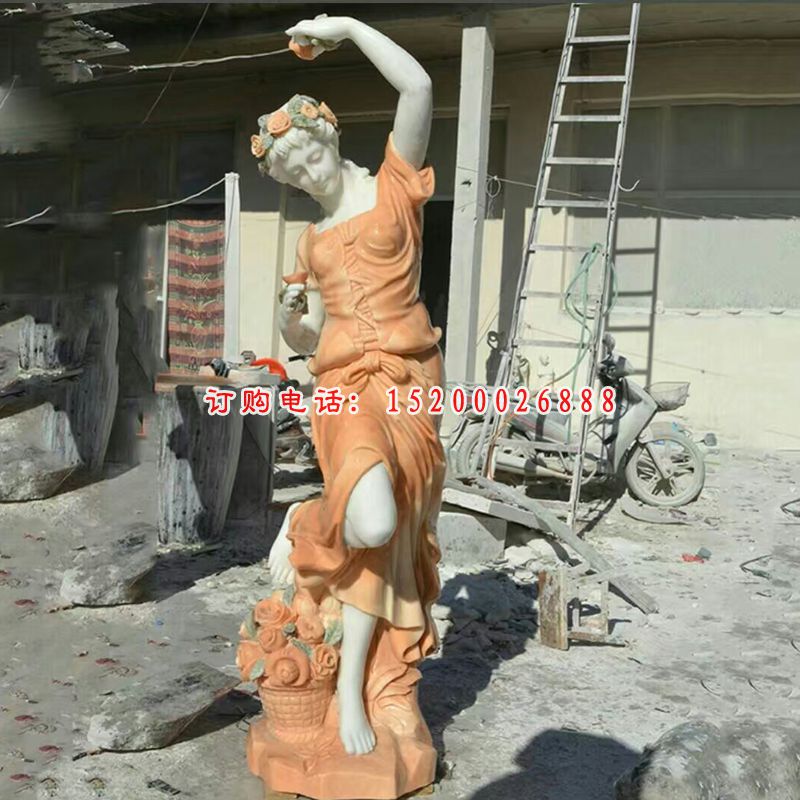 西方人物雕塑，广场人物石雕 (3)