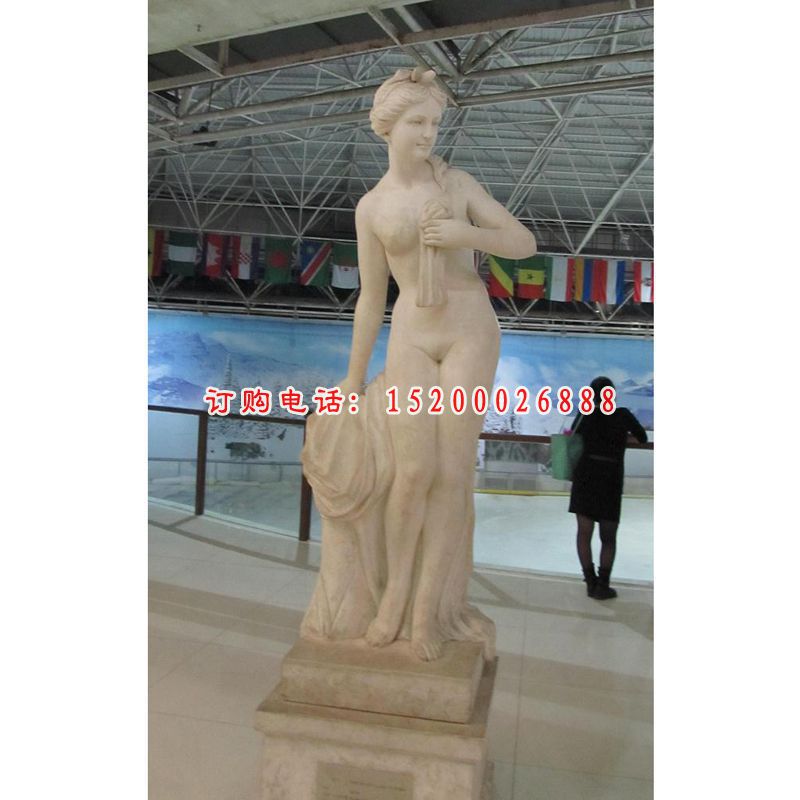 西方人物石雕，街边景观石雕 (8)
