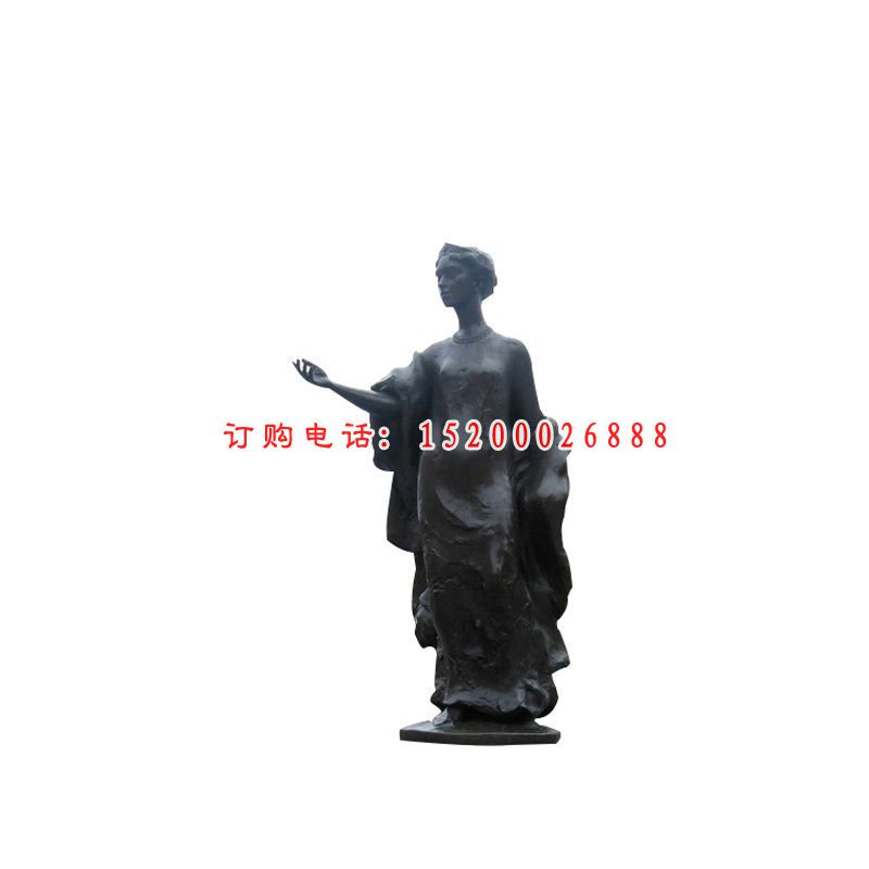 青石西方美女   石雕广场人物雕塑 (2)