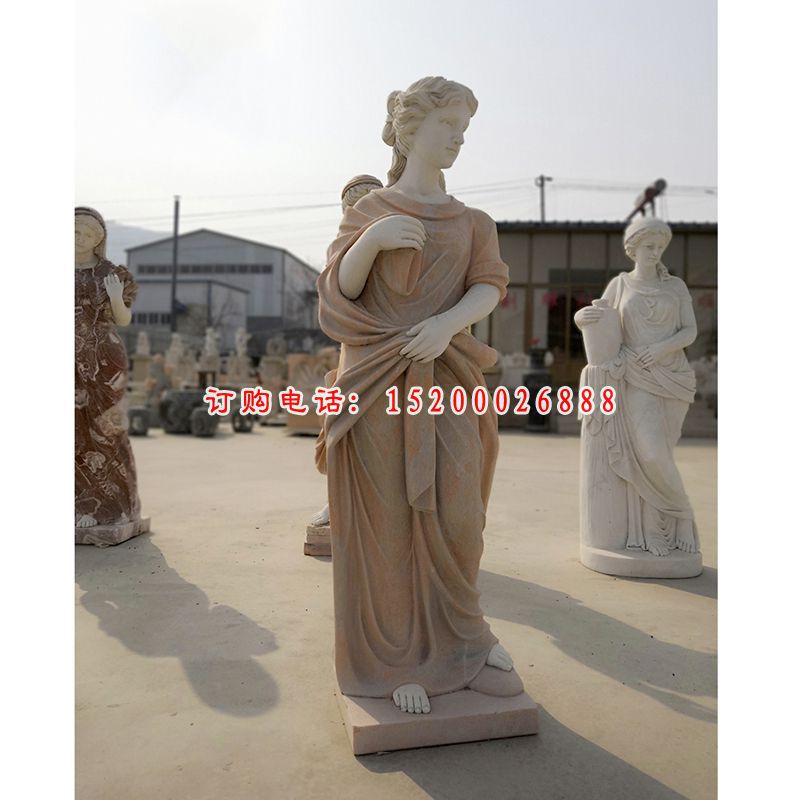 大理石古希腊美女  石雕广场人物雕塑