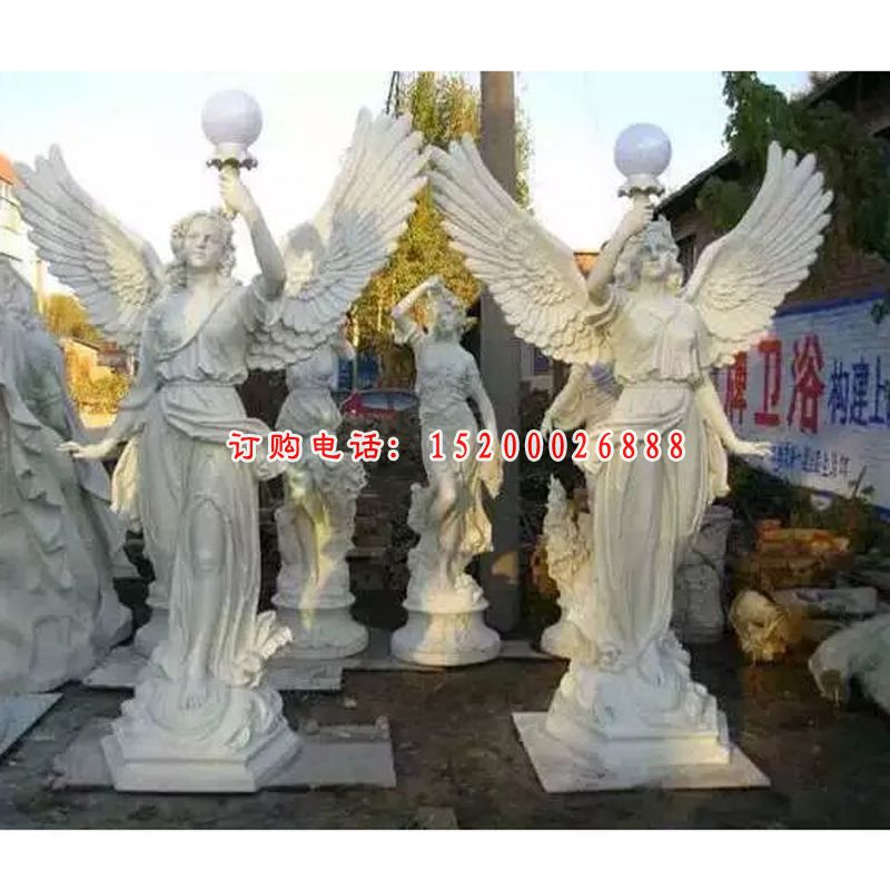 石雕四季神，石雕人物雕塑 (1)