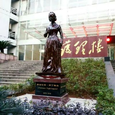 南丁格尔人物铜雕 校园名人雕塑 