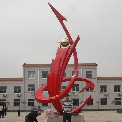 适合煤矿公司摆放的不锈钢雕塑