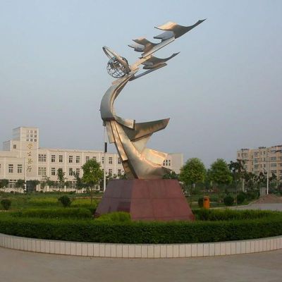 不锈钢学校雕塑  不锈钢校园雕塑