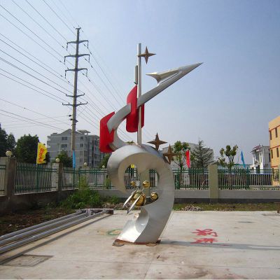 不锈钢学校雕塑 学校科技雕塑校园雕塑
