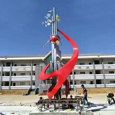 不锈钢实际辉煌   企业景观雕塑