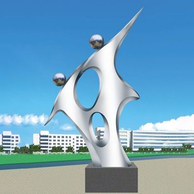 不锈钢雕塑和谐  城市雕塑
